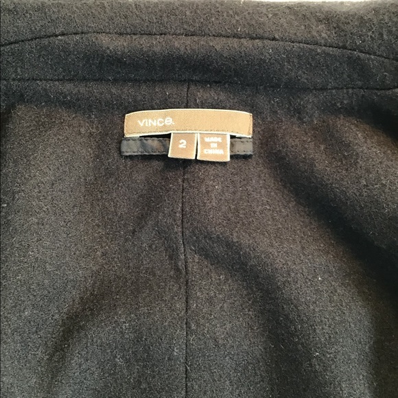 Vince Wool Blend Blazer, size 2, navy - Picture 3 of 4